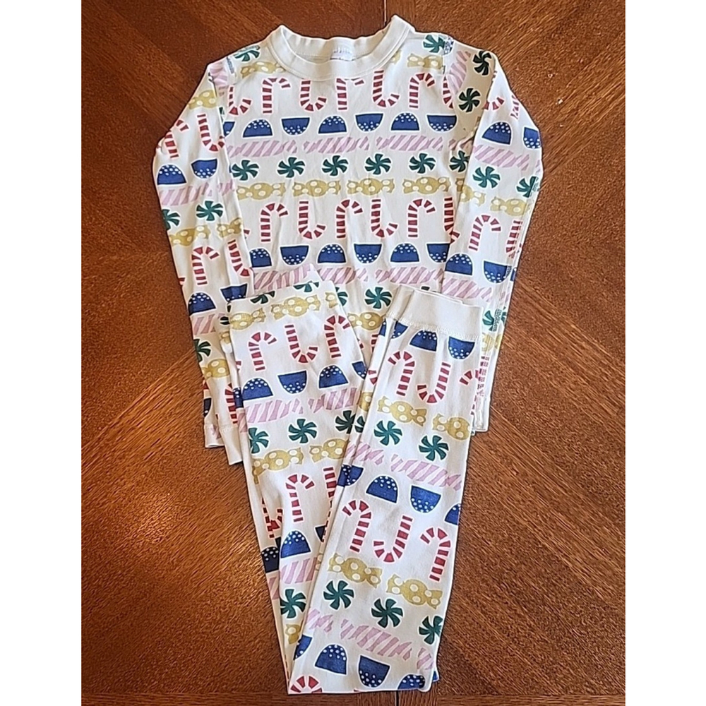 Hanna Andersson Organic Holiday Pajama Set Size 140/ US 10 B2